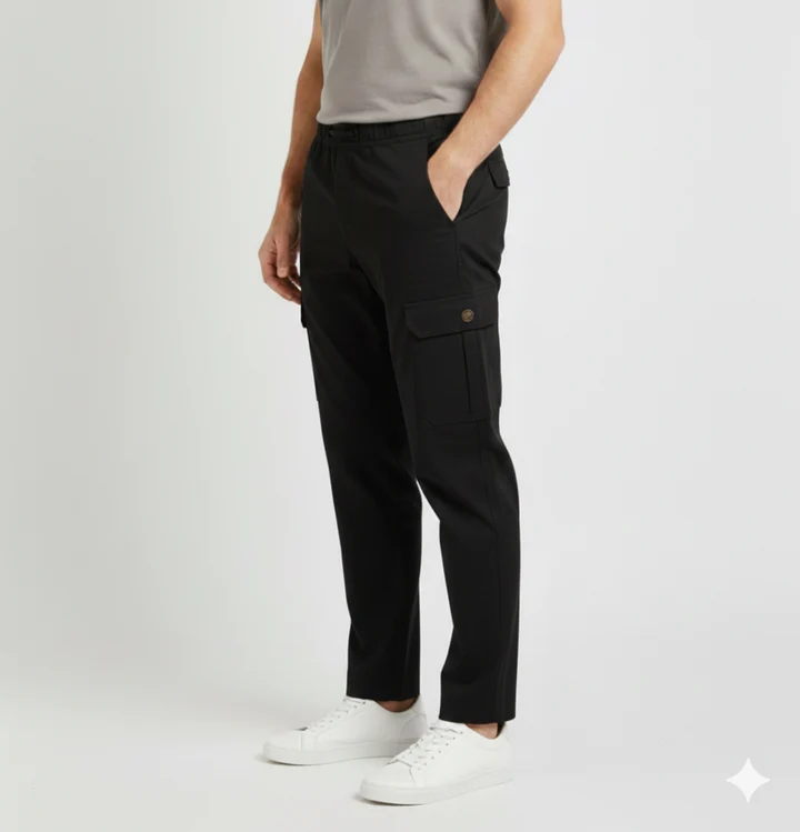 3008 - PANTALÓN DRIL CARGO BOTA RECTA HOMBRE